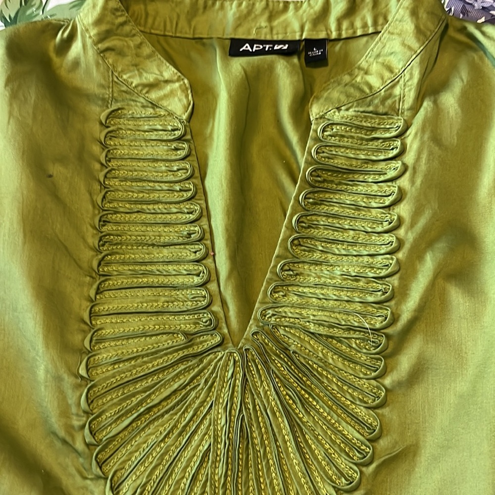 Apt 9 Green Sleeveless Top Size Large - image 3